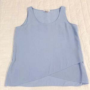 Calvin Klein Blue Sleeveless Blouse XS